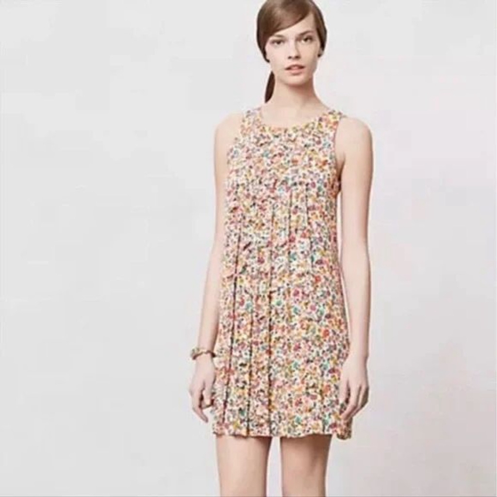 Sachin + Babi Confetti Floral Print Sleeveless Dress- Size 4